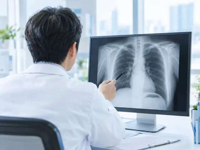 흉부 X-ray 영상을 판독하는 의사